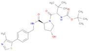 tert-butyl ((S)-1-((2S,4R)-4-hydroxy-2-((4-(4-methylthiazol-5-yl)benzyl)carbamoyl)pyrrolidin-1-y...