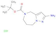 tert-butyl 2-imino-4,6,7,8-tetrahydro-1H-pyrazolo[1,5-a][1,4]diazepine-5(2H)-carboxylate hydroch...