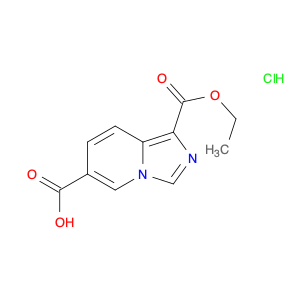 1-(ethoxycarbonyl)imidazo[1,5-a]pyridine-6-carboxylic acid hydrochloride