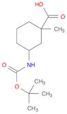 3-((tert-butoxycarbonyl)amino)-1-methylcyclohexanecarboxylic acid