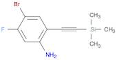 4-Bromo-5-fluoro-2-[(trimethylsilyl)ethynyl]aniline