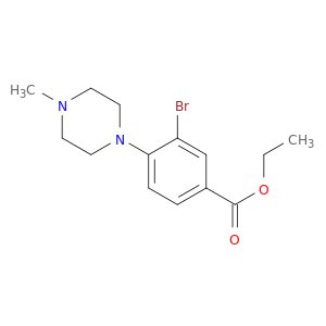 Ethyl 3-bromo-4-(4-methylpiperazin-1-yl)benzoate