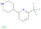 2-(piperidin-4-yl)-6-(trifluoromethyl)pyridine hydrochloride