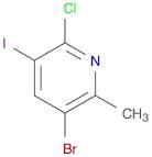 3-bromo-6-chloro-5-iodo-2-methylpyridine