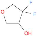 4,4-Difluorotetrahydrofuran-3-ol