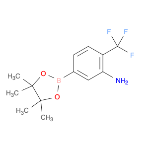 5-(Tetramethyl-1,3,2-dioxaborolan-2-yl)-2-(trifluoromethyl)aniline