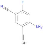 4-Amino-5-ethynyl-2-fluorobenzonitrile