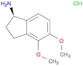 1H-Inden-1-amine, 2,3-dihydro-4,5-dimethoxy-, hydrochloride, (R)-