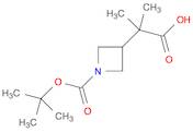 2-{1-[(tert-butoxy)carbonyl]azetidin-3-yl}-2-methylpropanoic acid