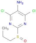 4,6-Dichloro-2-(propylsulfinyl)pyrimidin-5-amine