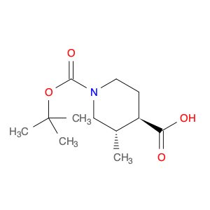 (3S,4R)-1-[(Tert-Butoxy)Carbonyl]-3-Methylpiperidine-4-Carboxylic Acid