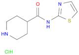 n-1,3-thiazol-2-ylpiperidine-4-carboxamide hydrochloride