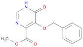 methyl 5-(benzyloxy)-6-oxo-1,6-dihydropyrimidine-4-carboxylate