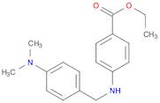 Benzoic acid, 4-[[[4-(dimethylamino)phenyl]methyl]amino]-, ethyl ester