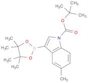 tert-butyl 5-methyl-3-(4,4,5,5-tetramethyl-1,3,2-dioxaborolan-2-yl)-1H-indole-1-carboxylate