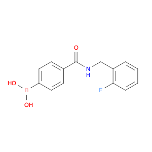 B-[4-[[[(2-fluorophenyl)methyl]amino]carbonyl]phenyl]Boronic acid