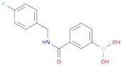 3-(4-fluorobenzylcarbamoyl)phenylboronic acid