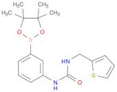 1-(3-(4,4,5,5-tetramethyl-1,3,2-dioxaborolan-2-yl)phenyl)-3-(thiophen-2-ylmethyl)urea