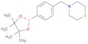 4-{[4-(tetramethyl-1,3,2-dioxaborolan-2-yl)phenyl]methyl}thiomorpholine