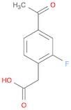 2-(4-Acetyl-2-fluorophenyl)acetic acid