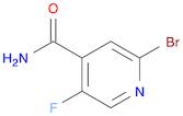 2-Bromo-5-fluoroisonicotinamide