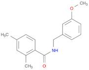 N-[(3-Methoxyphenyl)methyl]-2,4-dimethylbenzamide