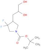 tert-butyl 4-(2,3-dihydroxypropyl)-3,3-difluoropyrrolidine-1-carboxylate