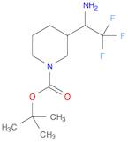 tert-butyl 3-(1-amino-2,2,2-trifluoroethyl)piperidine-1-carboxylate