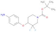 tert-butyl 4-(4-aminophenoxy)-3,3-difluoropiperidine-1-carboxylate