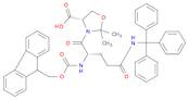 (4S)-3-[(2S)-2-({[(9H-fluoren-9-yl)methoxy]carbonyl}amino)-4-[(triphenylmethyl)carbamoyl]butanoyl]…