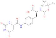 (S)-2-((tert-butoxycarbonyl)amino)-3-(4-((S)-2,6-dioxohexahydropyrimidine-4-carboxamido)phenyl)pro…
