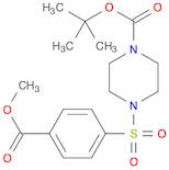 METHYL 4-((4-(TERT-BUTOXYCARBONYL)PIPERAZINYL)SULFONYL)BENZOATE