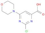 2-chloro-6-morpholinopyrimidine-4-carboxylic acid