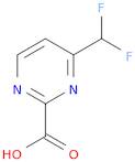 4-(Difluoromethyl)pyrimidine-2-carboxylic acid