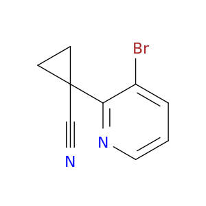 1-(3-Bromopyridin-2-yl)cyclopropanecarbonitrile