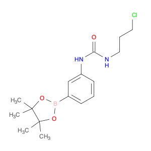 1-(3-chloropropyl)-3-(3-(4,4,5,5-tetramethyl-1,3,2-dioxaborolan-2-yl)phenyl)urea