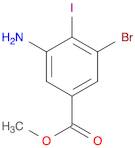 Benzoic acid, 3-amino-5-bromo-4-iodo-, methyl ester