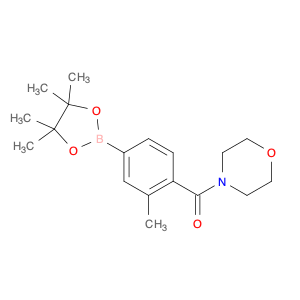 (2-methyl-4-(4,4,5,5-tetramethyl-1,3,2-dioxaborolan-2-yl)phenyl)(morpholino)methanone