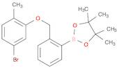 2-(2-((5-bromo-2-methylphenoxy)methyl)phenyl)-4,4,5,5-tetramethyl-1,3,2-dioxaborolane