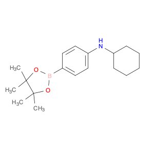 N-Cyclohexyl-4-(4,4,5,5-Tetramethyl-1,3,2-Dioxaborolan-2-Yl)Aniline