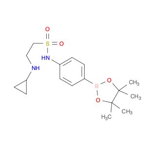 Ethanesulfonamide, 2-(cyclopropylamino)-N-[4-(4,4,5,5-tetramethyl-1,3,2-dioxaborolan-2-yl)phenyl]-