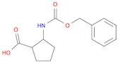 2-Benzyloxycarbonylamino-cyclopentanecarboxylic acid