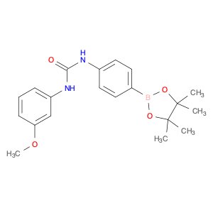 1-(3-Methoxyphenyl)-3-(4-(4,4,5,5-tetramethyl-1,3,2-dioxaborolan-2-yl)phenyl)urea