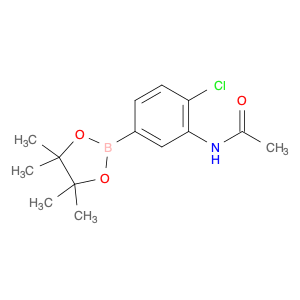 N-(2-chloro-5-(4,4,5,5-tetramethyl-1,3,2-dioxaborolan-2-yl)phenyl)acetamide