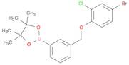 2-(3-((4-bromo-2-chlorophenoxy)methyl)phenyl)-4,4,5,5-tetramethyl-1,3,2-dioxaborolane