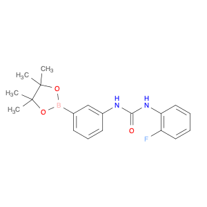 1-(2-fluorophenyl)-3-(3-(4,4,5,5-tetramethyl-1,3,2-dioxaborolan-2-yl)phenyl)urea