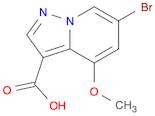 6-Bromo-4-methoxypyrazolo[1,5-a]pyridine-3-carboxylic acid