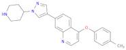 7-(1-(Piperidin-4-yl)-1H-pyrazol-4-yl)-4-(p-tolyloxy)quinoline