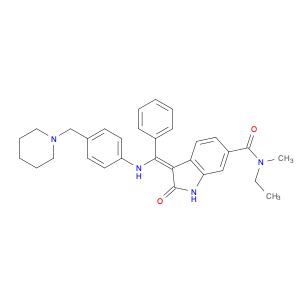 1H-Indole-6-carboxamide,N-ethyl-2,3-dihydro-N-methyl-2-oxo-3-[phenyl[[4-(1-piperidinylmethyl)phe...