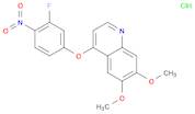 4-(3-Fluoro-4-nitrophenoxy)-6,7-dimethoxyquinoline hydrochloride